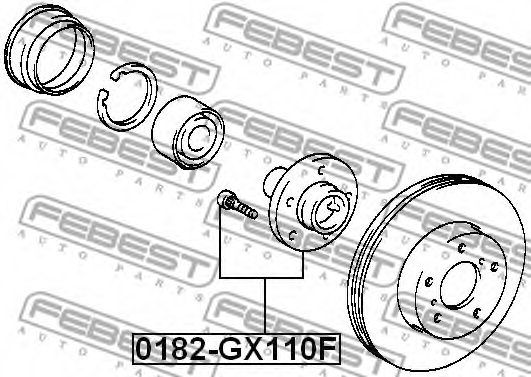 FEBEST 0182-GX110F Wheel Hub